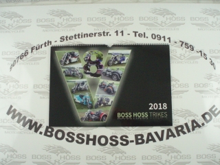 Kalender - Calendar  Boss Hoss 2018 Trikes